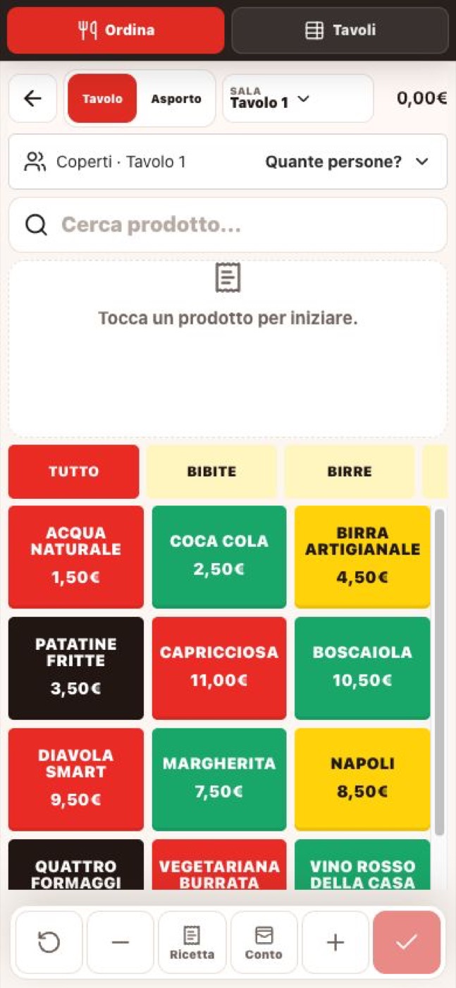 App Pizzable sala