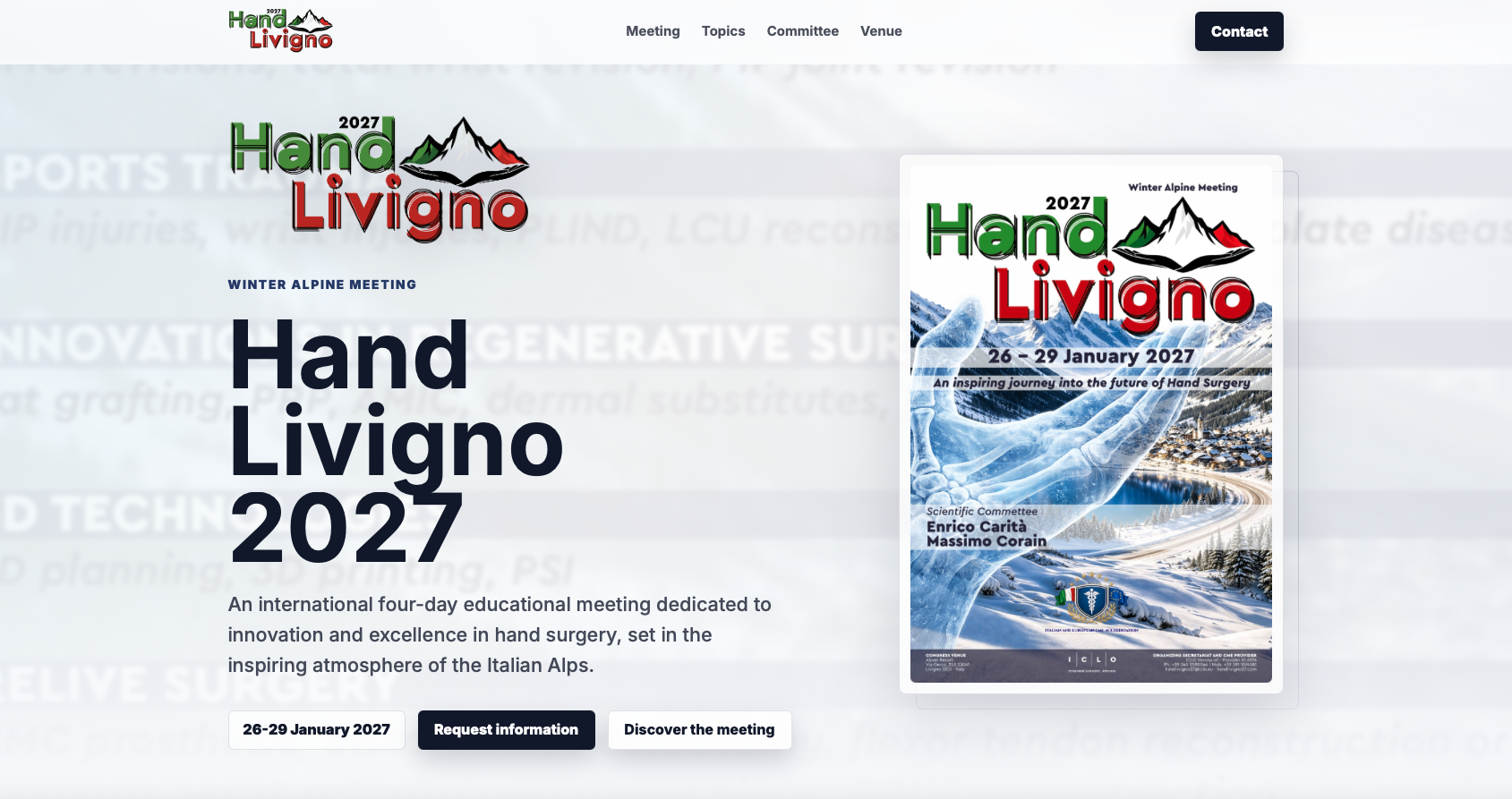 Hand Livigno 2027